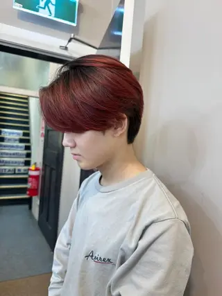 ミディアム メンズ Mens cut Hannaのヘアスタイル