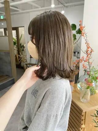 ミディアム カラー ヘアアレンジ ひなの .のその他イメージ