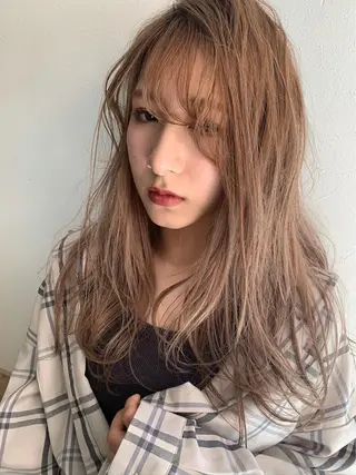 ロング カラー 石井（遠藤） 愛莉のヘアスタイル