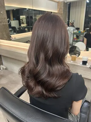 ロング カラー 透明感カラー chisaのヘアスタイル