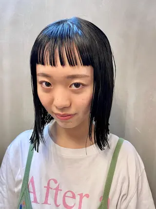 ミディアム カラー パーマ ヘアアレンジ メンズ キッズ ネイル マツエク・マツパ アイブロウ tatsumi/ボブ ウルフ/レイヤーのヘアスタイル