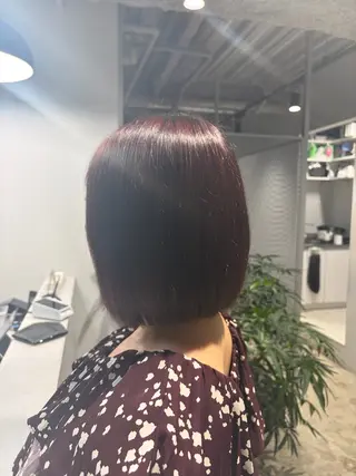 ミディアム カラー ナチュラルカラー/ ワンカラー/あんりのヘアスタイル