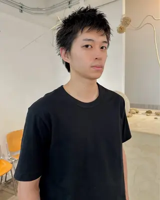 ショート 似合わせカット ケアパーマ喜来雅由のヘアスタイル
