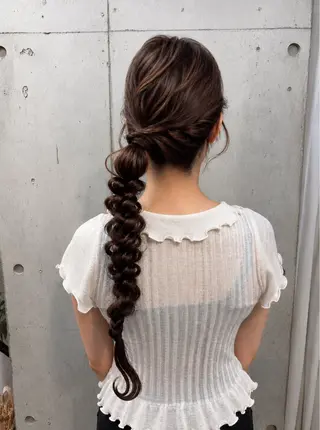 ロング ヘアアレンジ [lani ] konatsuのヘアスタイル