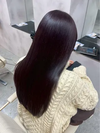 ロング カラー パーマ 木村 蓮のヘアスタイル