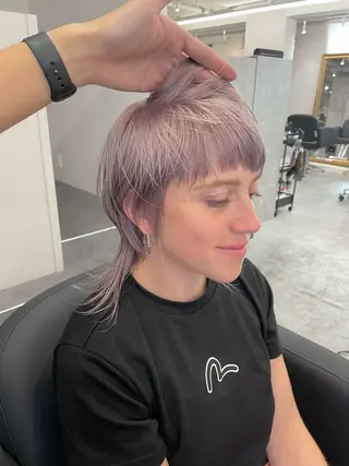 ショート カラー 艶髪/透明感カラー tawadaのヘアスタイル
