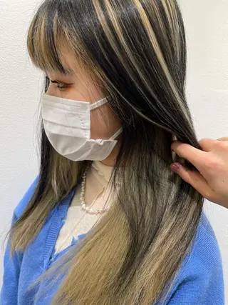 ロング カラー 大人ボブと似合 わせカラー/馬場 翼のヘアスタイル