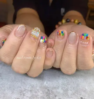 ネイル ネイルルームリッカ 𝐦𝐚𝐲𝐮のネイルデザイン