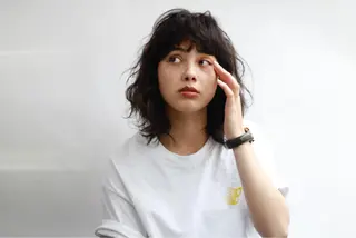 ミディアム stylist　篠崎 憲一のヘアスタイル