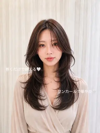 ロング カラー 💎レイヤー/韓国 💎石戸谷のヘアスタイル