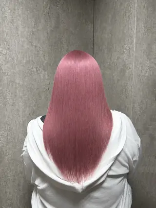 ロング カラー 店長 ハイトーン× 髪質改善/舘野 涼太のヘアスタイル