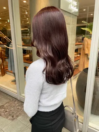 セミロング カラー 髪質改善will hairdesignのヘアスタイル