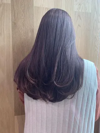 ロング カラー natsu fujinoのヘアスタイル