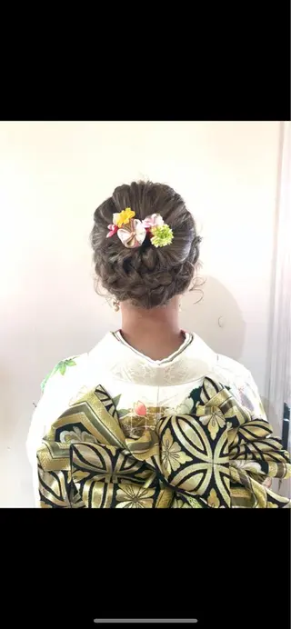 ミディアム トレンドパーマ 加藤菜月のヘアスタイル