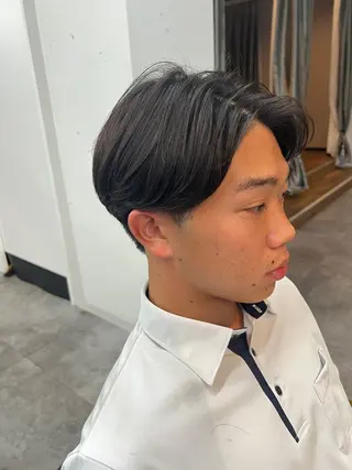 ショート パーマ メンズ ショートカット/ 岡山駅前/KAZUのヘアスタイル