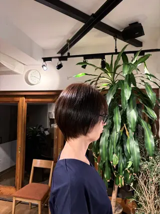 ショート カラー ショートカット透明感 カラー/gima🌱のヘアスタイル