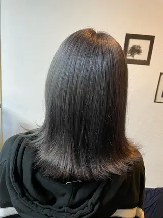 ミディアム カラー 💜Rebre** Mayu💜のヘアスタイル