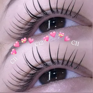 マツエク・マツパ パッチリ束感/LED 💗ibuki🫧のマツエク・マツパデザイン