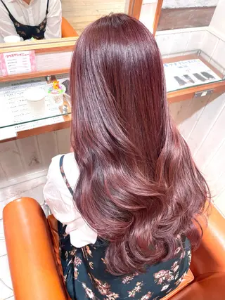 ロング カラー 清水 ちひろ ✄トップスタイリストのヘアスタイル