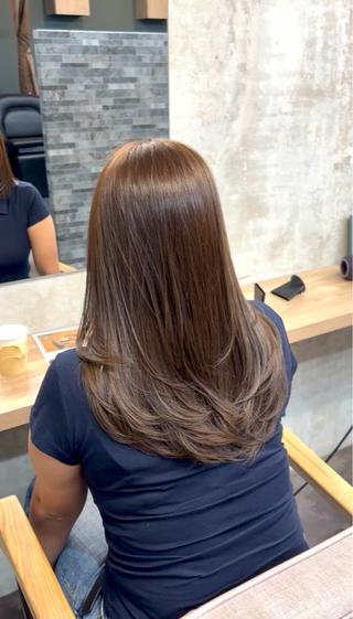 ミディアム 田中 望有のヘアスタイル