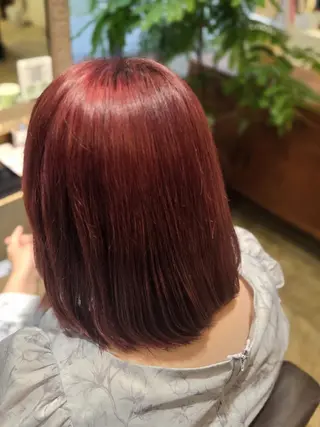 ミディアム 谷岡 沙也佳のヘアスタイル