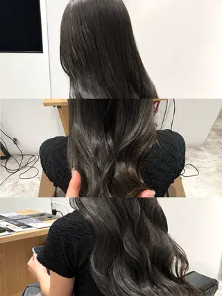 ロング カラー 河野いずみ レイヤー/ボブ 🤍のヘアスタイル
