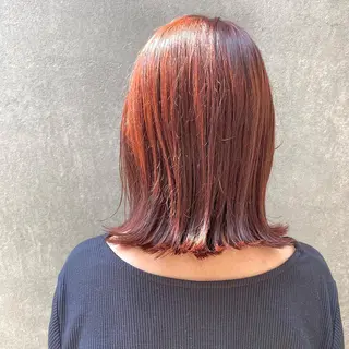 ミディアム カラー ヘアアレンジ 【ダメージレス施術】 【透明感】北村 拓也のヘアスタイル