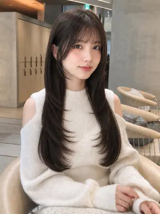 ロング 🦋韓国風レイヤー/ 艶髪矯正🦋凛太郎のヘアスタイル