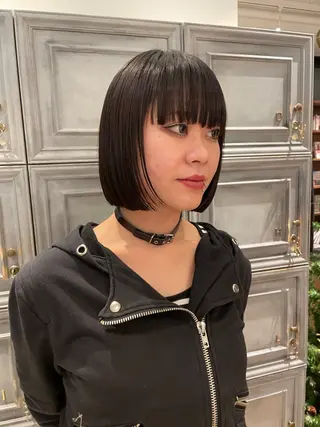 ショート フジヤ サイタのヘアスタイル