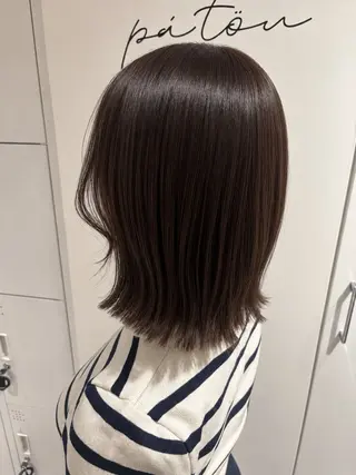 ミディアム ボブ特化/ 上原麗咲希のヘアスタイル