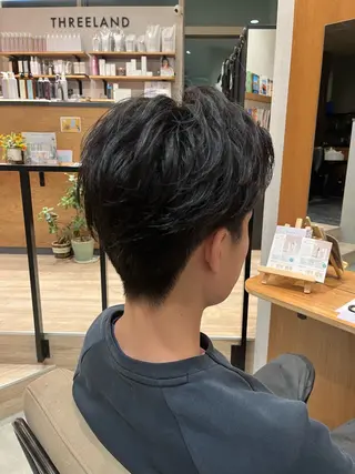 メンズ レイヤーカット*艶* 蒲生四丁目*山保美月のヘアスタイル