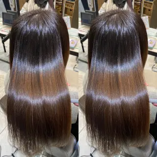 ロング 美髪矯正透明感カラー 江川 和輝のヘアスタイル
