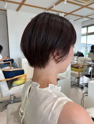 ショート 透明感カラー/ボブ 高野菜瑠のヘアスタイル