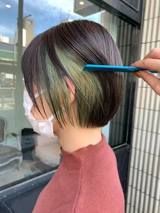 ショート カラー Takahashi Yuriのヘアスタイル