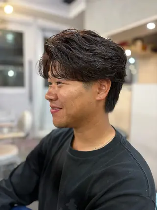 パーマ メンズ accorto 小林諭侑のヘアスタイル