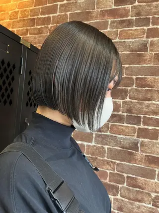 ミディアム カラー パーマ ヘアアレンジ メンズ キッズ ネイル マツエク・マツパ アイブロウ 久木原 ゆりのヘアスタイル