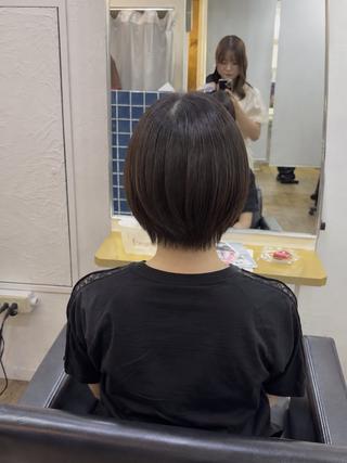 ショート 心寧🍑🤍ྀི/ beigecolorのヘアスタイル