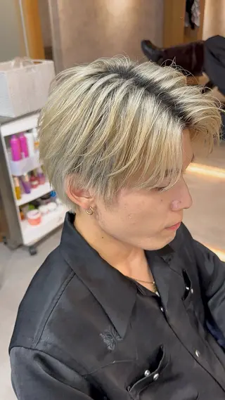 カラー メンズ 札幌メンズ指名 No. 1/光👑のヘアスタイル