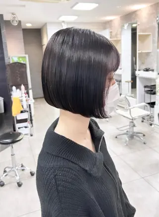 ショート レイヤー/艶髪カラー 森本くるみのヘアスタイル