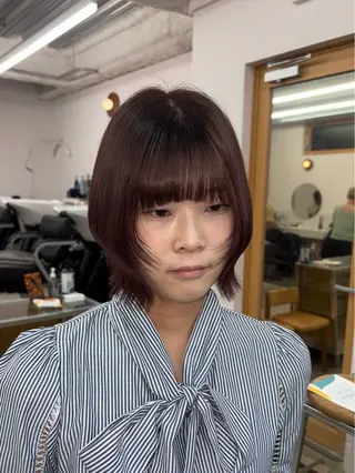 ショート カラー yelm府中 ユリのヘアスタイル