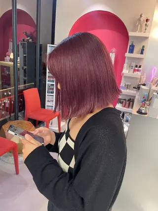 カラー Mii. 内田萌々のヘアスタイル