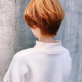 ショート カラー 中川 竜誠のヘアスタイル