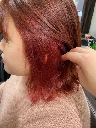 ミディアム カラー 森田 滉平のヘアスタイル