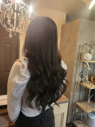 ロング ヘアアレンジ MagicMush ✴︎シールエクステのヘアスタイル