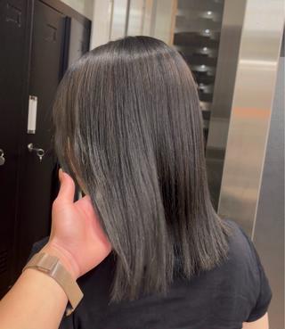 カラー 田中 望有のヘアスタイル