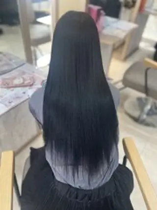 ロング カラー 💜eluあやね💜 🫧カラー・縮毛矯正のヘアスタイル