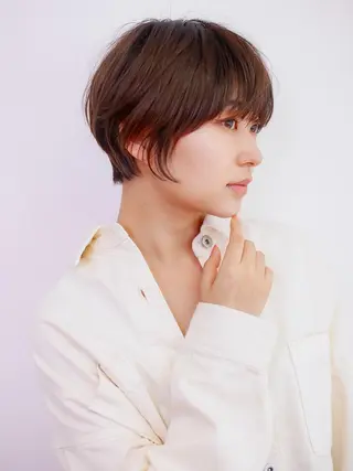 ショート カラー BASSA 下井草店のヘアスタイル