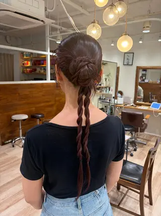 ヘアアレンジ カットパーマ/ レイヤー/ココミ🧚のヘアスタイル