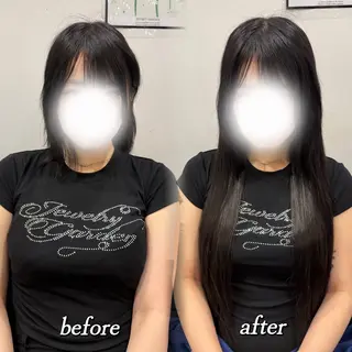ロング 🦋REISA🦋 エクステ×ハイトーンのヘアスタイル