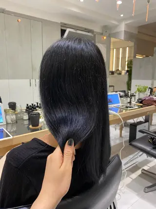 セミロング カラー 艶感/ナチュラル 🌿マアヤのヘアスタイル